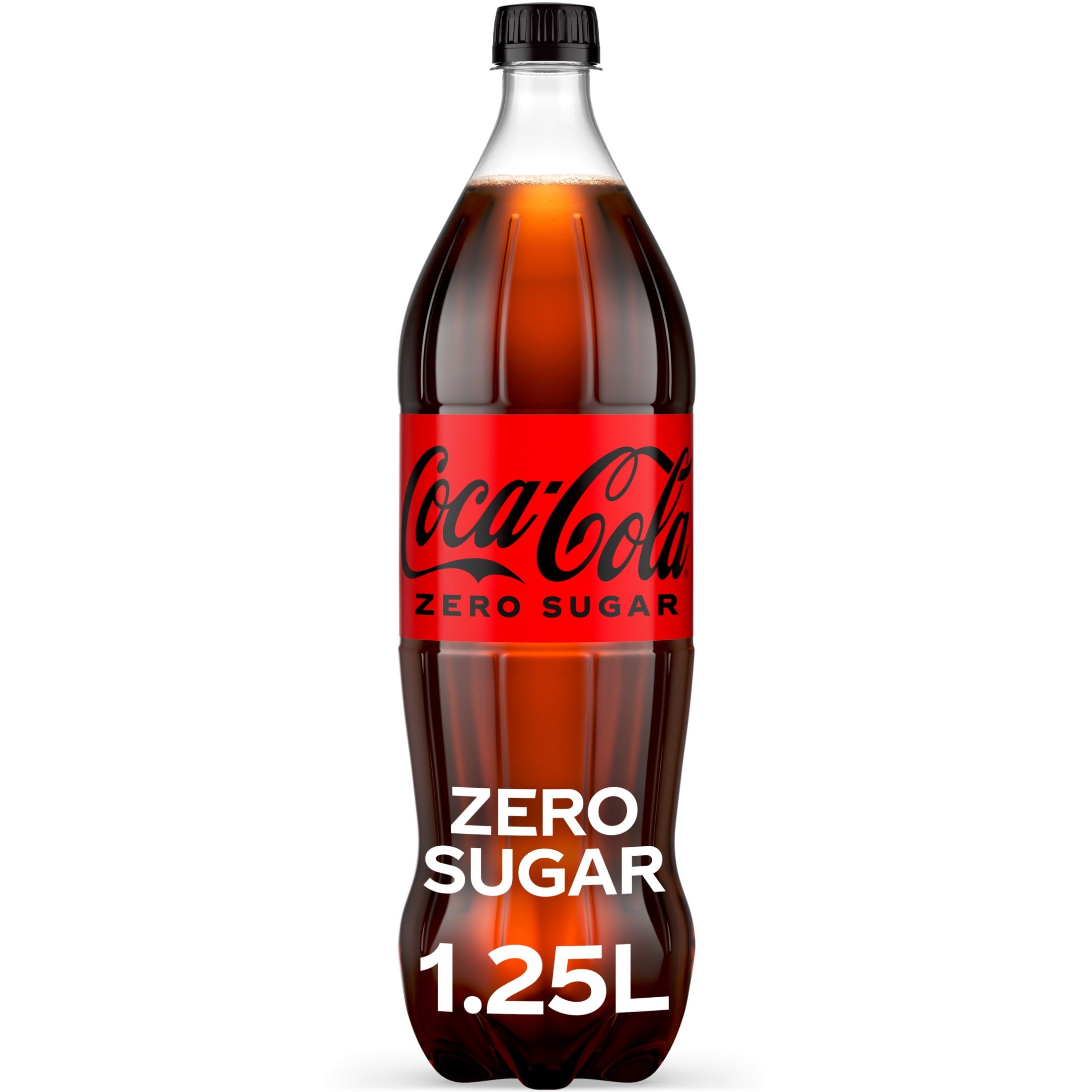 Zero Sugar Soda Pop Bottle 1.25 Liters Coca-Cola