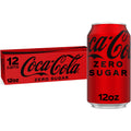 Zero Sugar Soda Pop Fridge Pack Cans 12 Fl Oz Coca-Cola