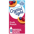 Crystal Light Sugar-Free Fruit Punch Drink Mix Packets 0.09 oz 10 Count