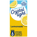 Crystal Light Sugar-Free Lemonade Drink Mix Packets 3.2 oz 6 Count