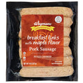 Wegmans Fully Cooked Pork Sausage Breakfast Links with Maple Flavor-8 oz