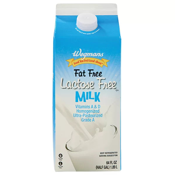 Wegmans Fat Free Lactose Free Milk 64 fl. oz.