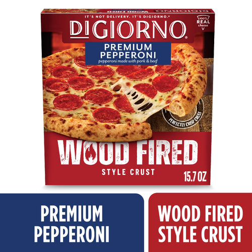 DiGiorno Wood Fired Style Crust Premium Pepperoni Frozen Pizza 15.7 Oz