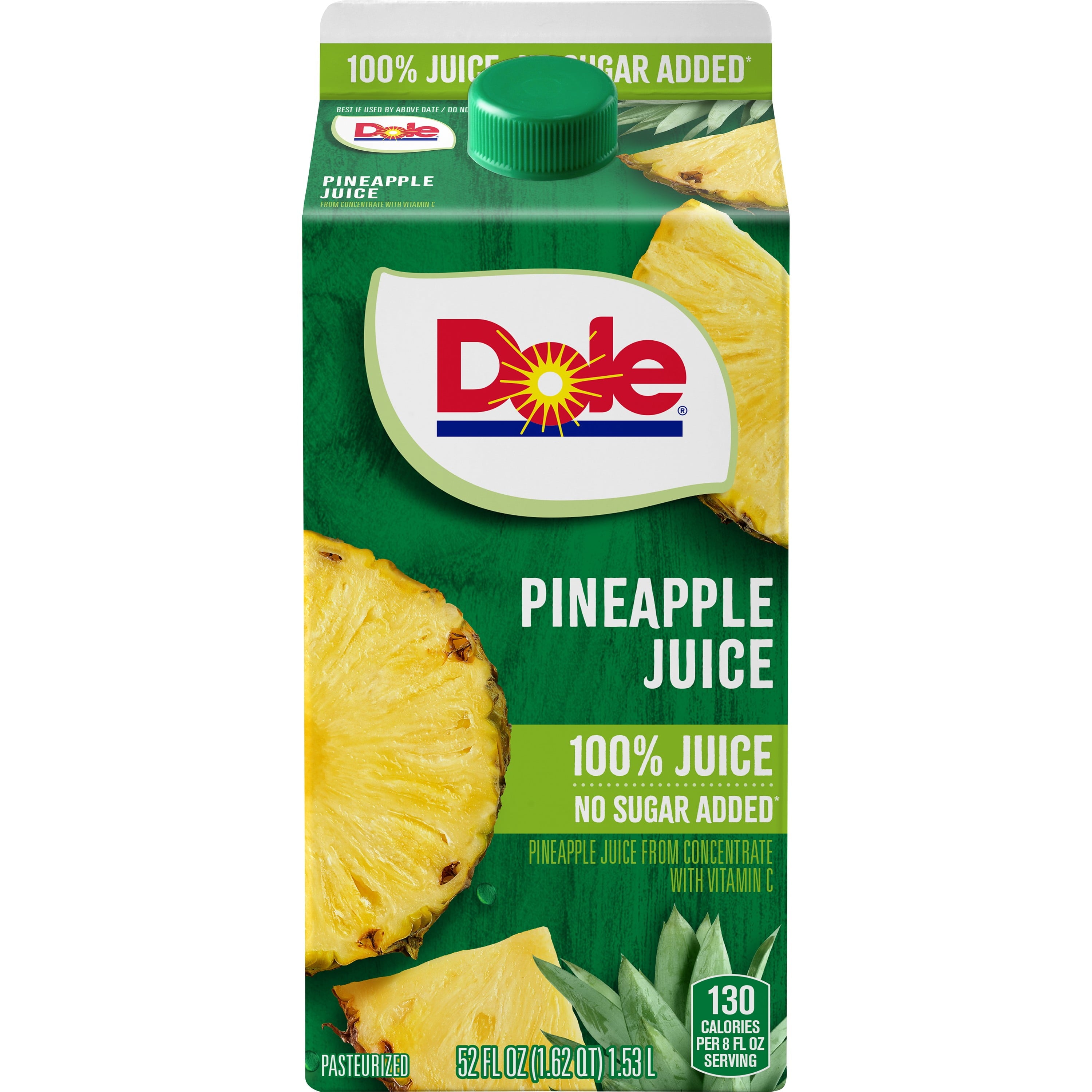 Dole 100% Chilled Pineapple Juice 52 fl oz Bottle