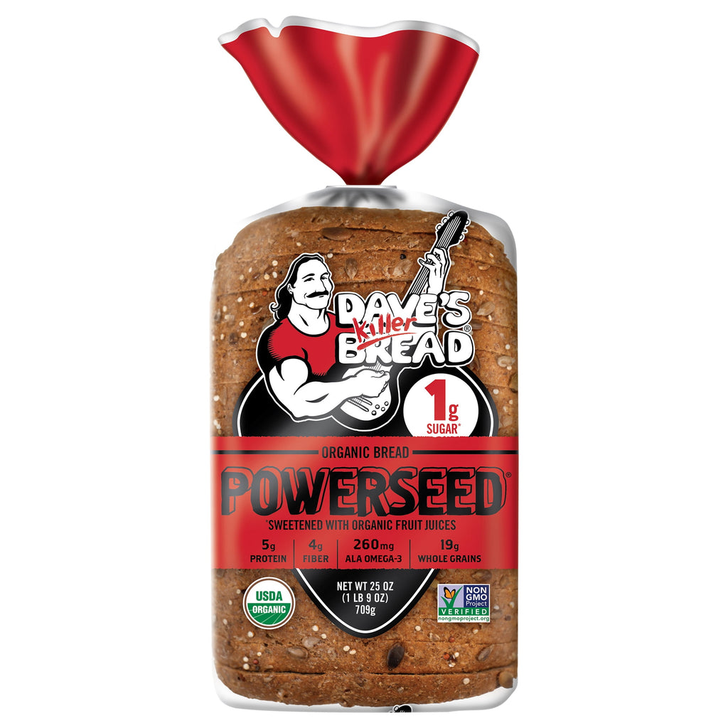 Powerseed Seeded Organic Whole Grain Bread 25 Oz 1 Count Dave's Killer Bread