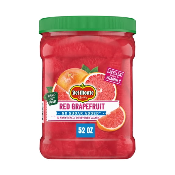 Del Monte No Sugar Added Red Grapefruit 52 Oz Jar