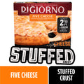 DiGiorno Five Cheese Stuffed Crust Frozen Pizza 22.2 Oz