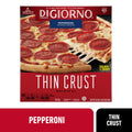 DiGiorno Thin Crust Pepperoni Frozen Pizza 16.9 Oz