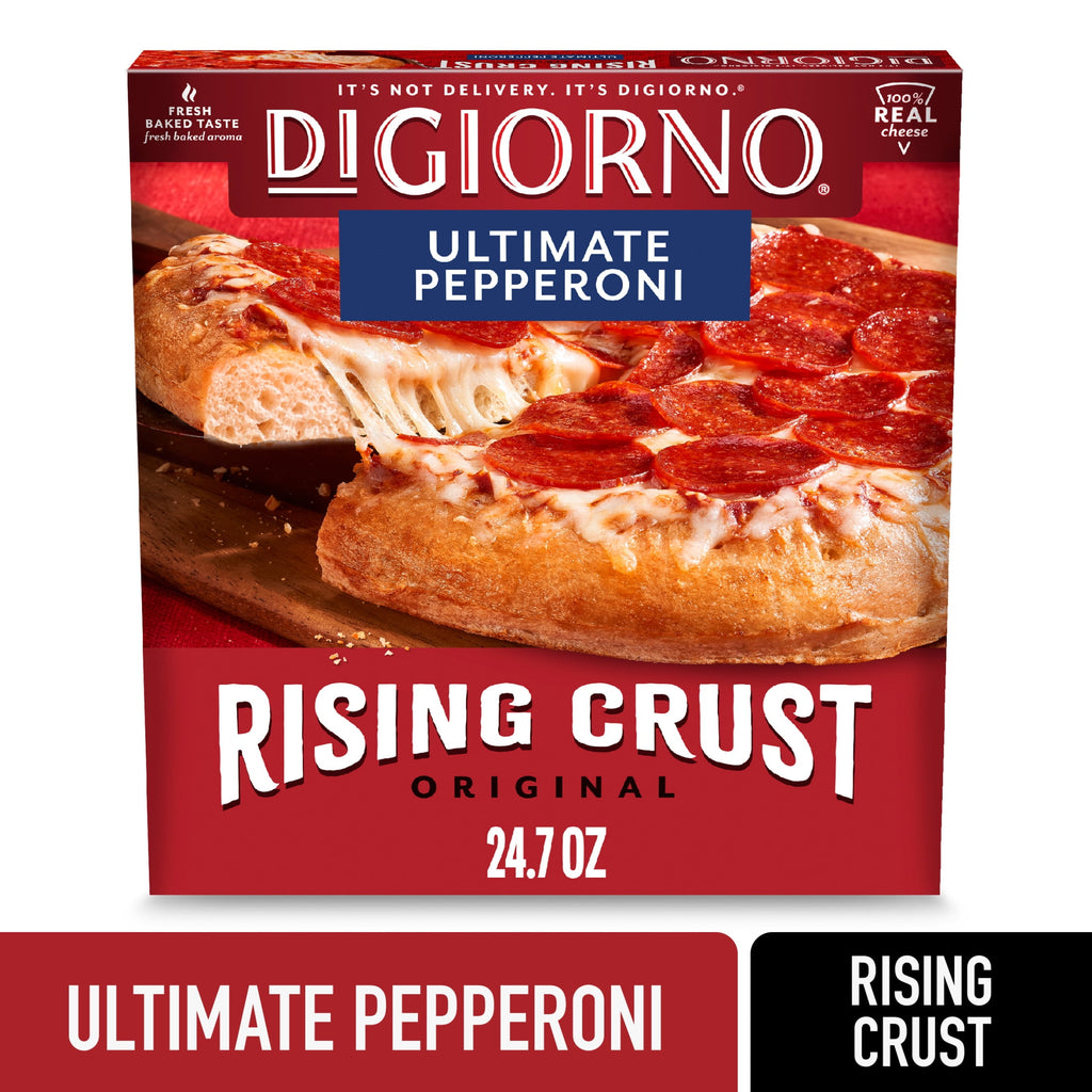 DiGiorno Rising Crust Ultimate Pepperoni Frozen Pizza 24.7 Oz