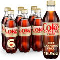 Caffeine-Free Soda Pop Bottles 16.9 Fl Oz 6 Pack Diet Coke
