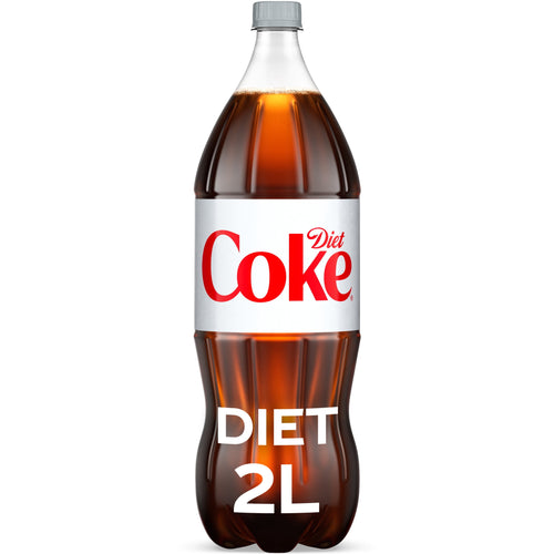 Diet Coke Soda Pop Bottle 2 Liters Coca-Cola
