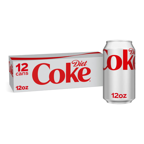 Diet Coke Soda Fridge Pack Cans 12 fl oz 12 Pack