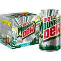 Mountain Dew Diet Citrus Soda Pop Cans 12 Fl Oz 24 Pack