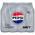Diet Pepsi Cola Soda Pop Bottles 16.9 Fl Oz 12 Pack
