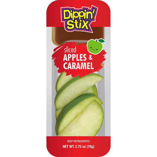 Dippin' Stix Sliced Apples & Caramel 2.75 Oz Tray