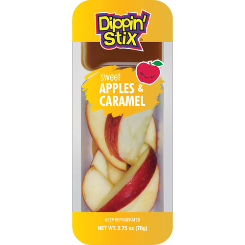 Dippin' Stix Sweet Apple Slices With Caramel Dip 2.75 Oz