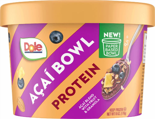 Dole Acai Protein Frozen Smoothie Bowl 6 Oz