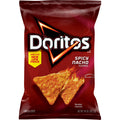 Spicy Nacho Flavored Tortilla Chips 9.25 Oz Doritos