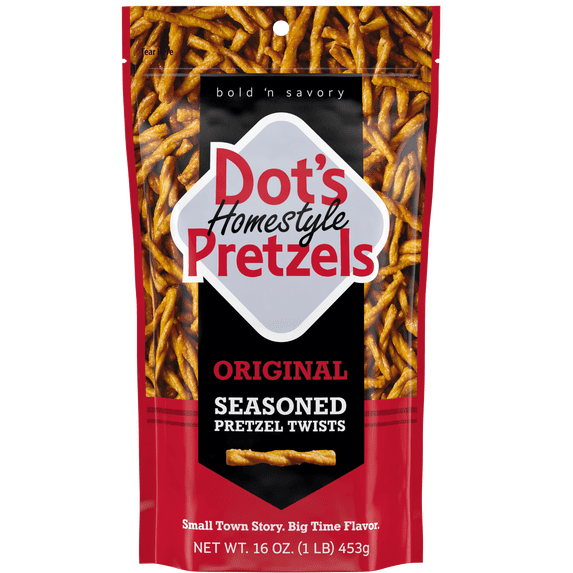 Original Seasoned Pretzel Twists 16 Oz 1 Count Dot's Homestyle Pretzels