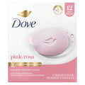 Dove Beauty Bar Soap Pink Rosa Moisturizing Cleanser 3.75 oz 12 Bars
