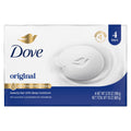 Dove Beauty Bar Soap Original Moisturizing Cleanser 3.75 oz 4 Bars