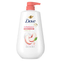 Dove Rebalance Body Wash White Peach & Rice Milk Moisturizing Skin Cleanser 30.6 fl oz
