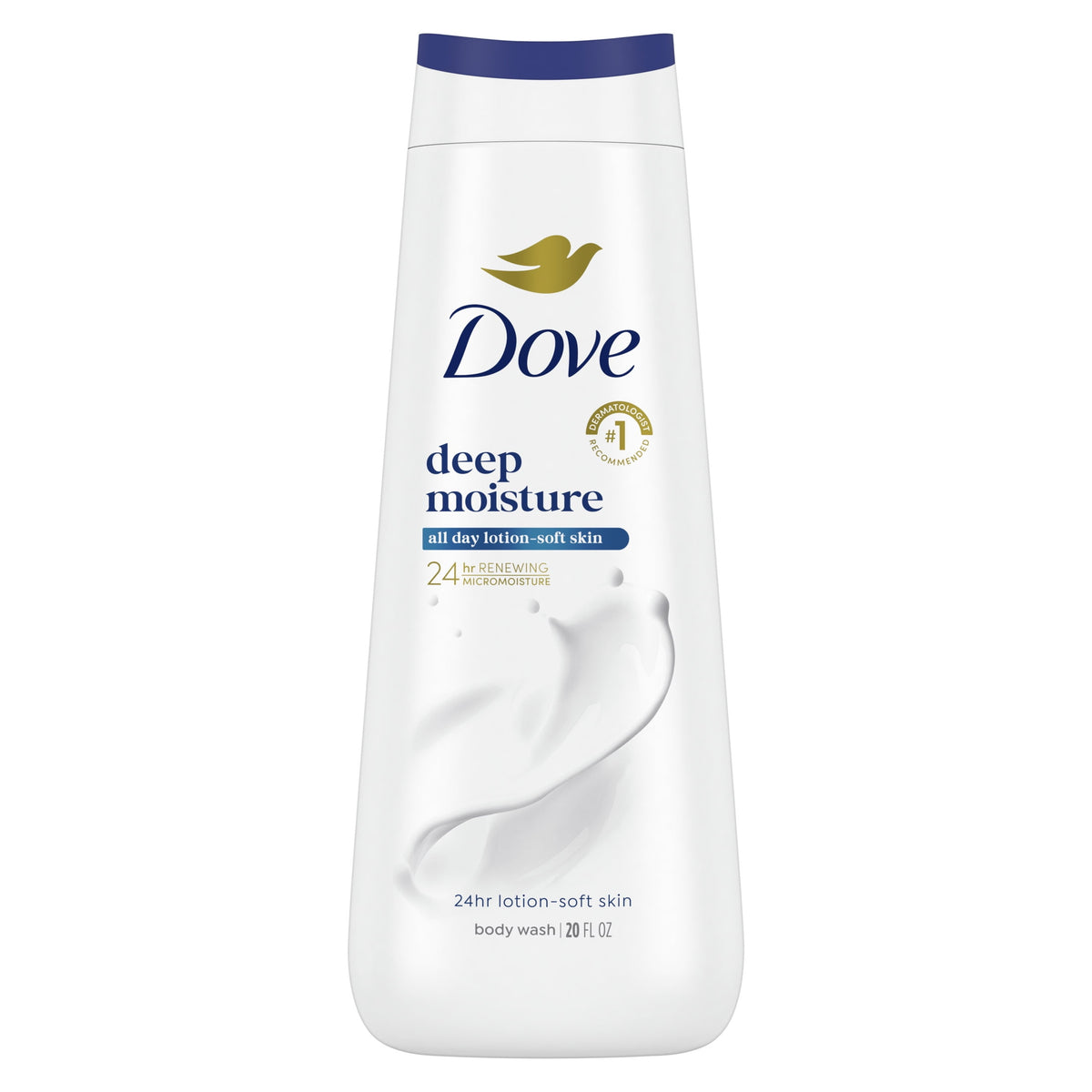Dove Deep Moisture Liquid Body Wash Cleanser for Women 20 fl oz