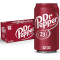 Dr Pepper Soda Pop Cans 12 Fl Oz 12 Pack