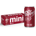 Dr Pepper Soda Pop Cans 7.5 Fl Oz 10 Pack