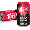 Dr Pepper Zero Sugar Cherry Soda Pop Cans 12 Fl Oz 12 Pack