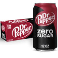 Zero Sugar Soda Pop Cans 12 Fl Oz 12 Pack Dr Pepper