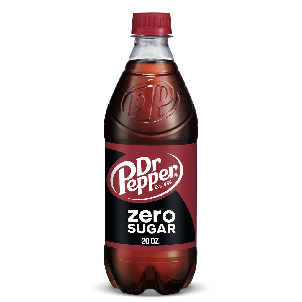 Zero Sugar Soda Pop Bottle 20 Fl Oz Dr Pepper