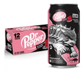 Dr Pepper Zero Sugar Strawberries and Cream Soda Pop Cans 12 Fl Oz 12 Pack