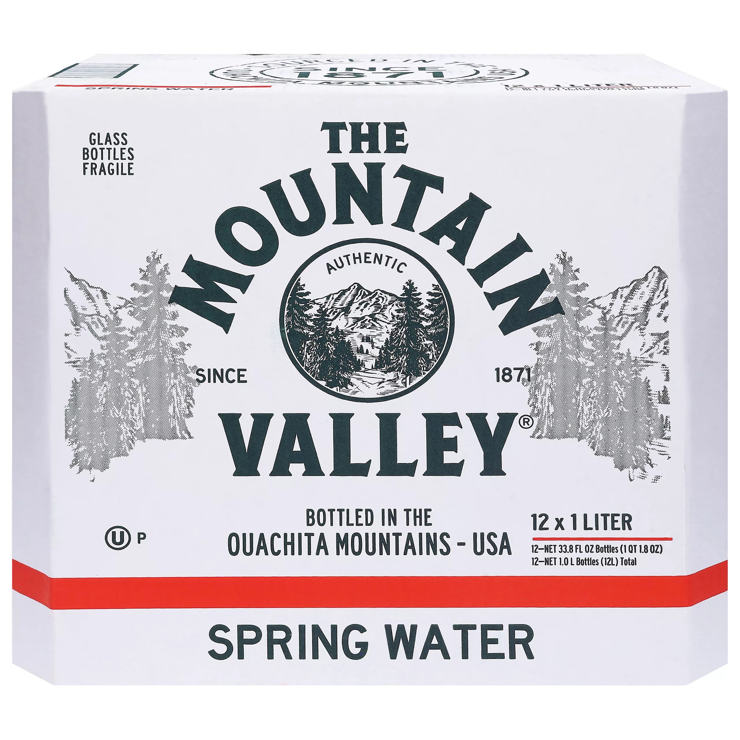 The Mountain Valley Spring Water
12 x 1 liter