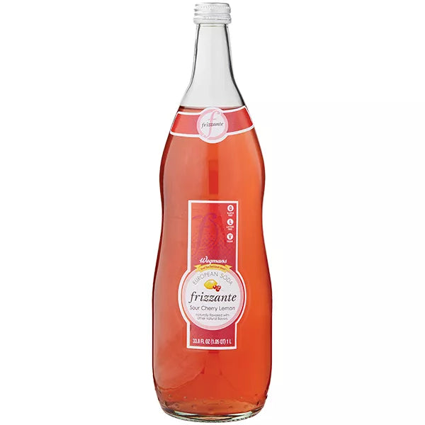 Wegmans Frizzante Cherry Lemon European Soda 33.8 fl. oz.