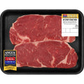 Beef Choice Angus New York Strip Steak Thin, 0.54 - 1.2 lb Tray