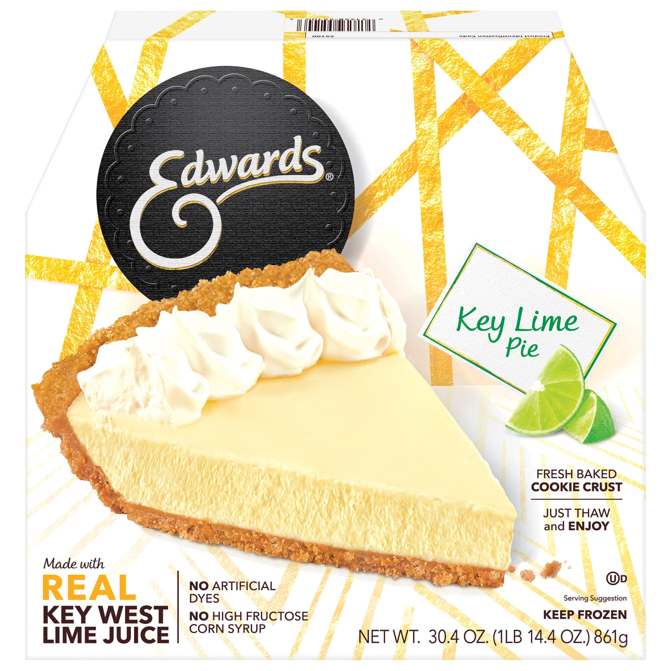 Key Lime Pie 30.4 Oz Edwards Premium Desserts