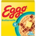 Eggo Buttermilk Waffles Frozen Breakfast 29.6 Oz 24 Count