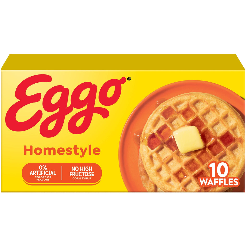 Eggo Homestyle Waffles Frozen 12.3 Oz 10 Count