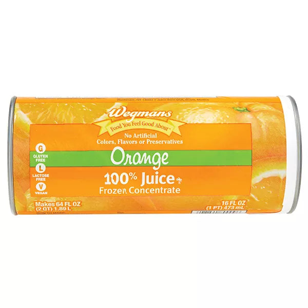 Wegmans Frozen Concentrate Orange 100% Juice 16 fl. oz.