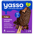 Yasso Fudge Chocolate Crunch Frozen Greek Yogurt Bars, 4 Count