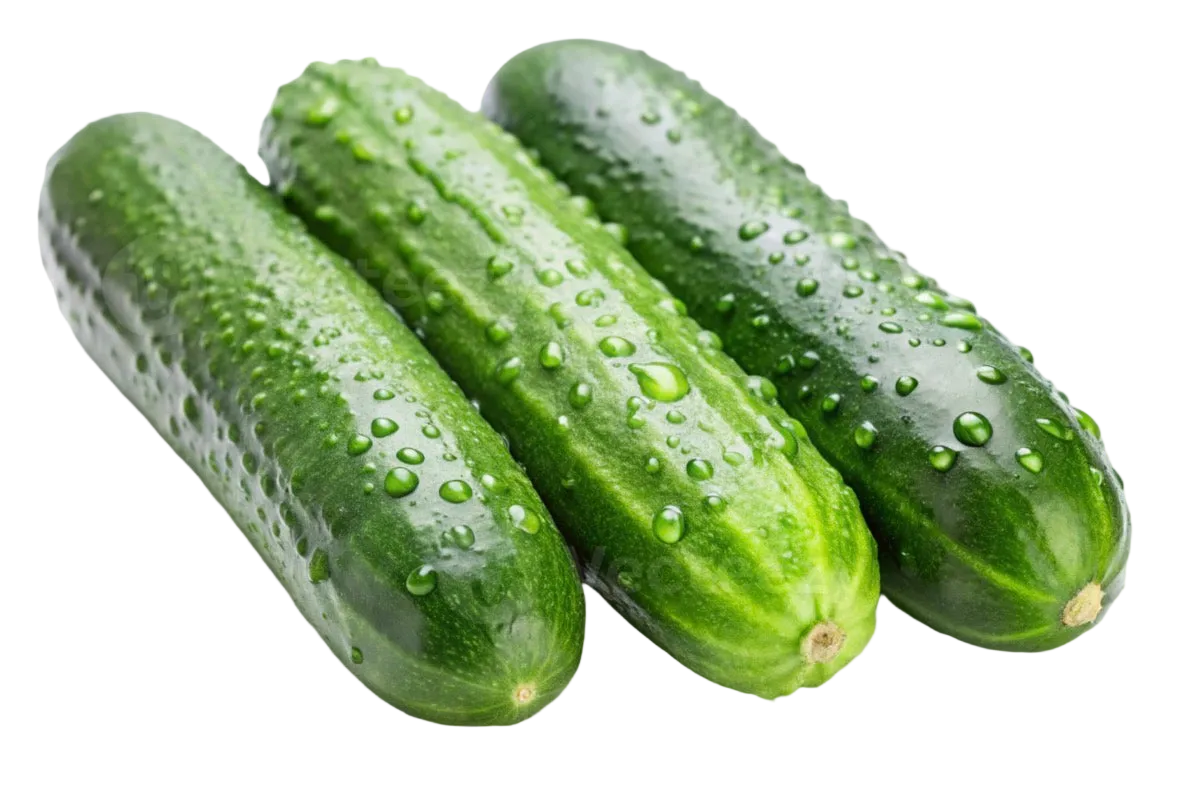 3 Ct Fresh Green Cucumbers