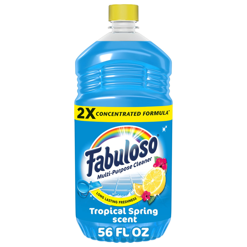 Fabuloso 2X Concentrated Multi-Purpose Cleaner Tropical Spring Scent 56 fl oz