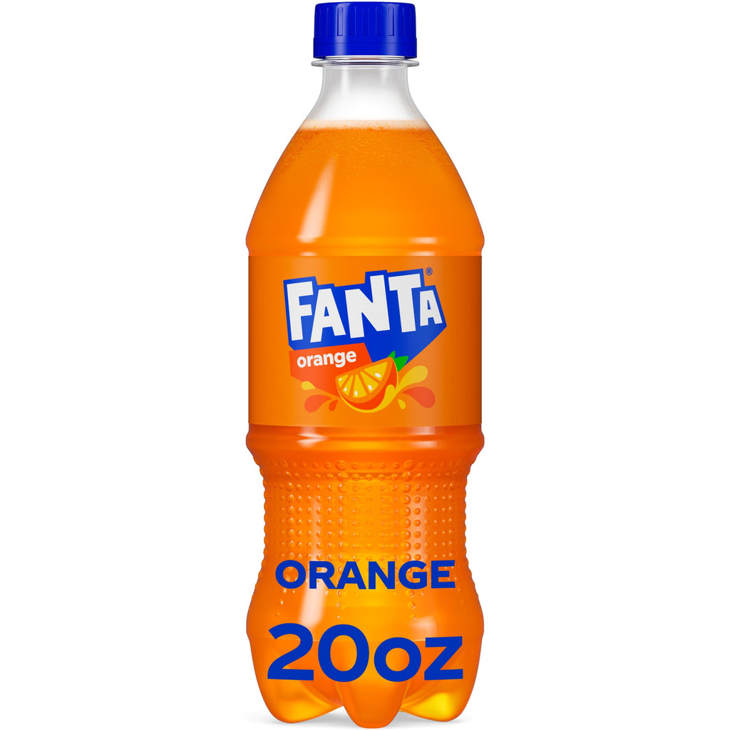 Fanta Orange Soda Pop Bottle 20 Fl Oz