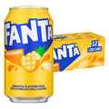 Fanta Pineapple Soda Pop Fridge Pack Cans 12 Fl Oz 12 Pack