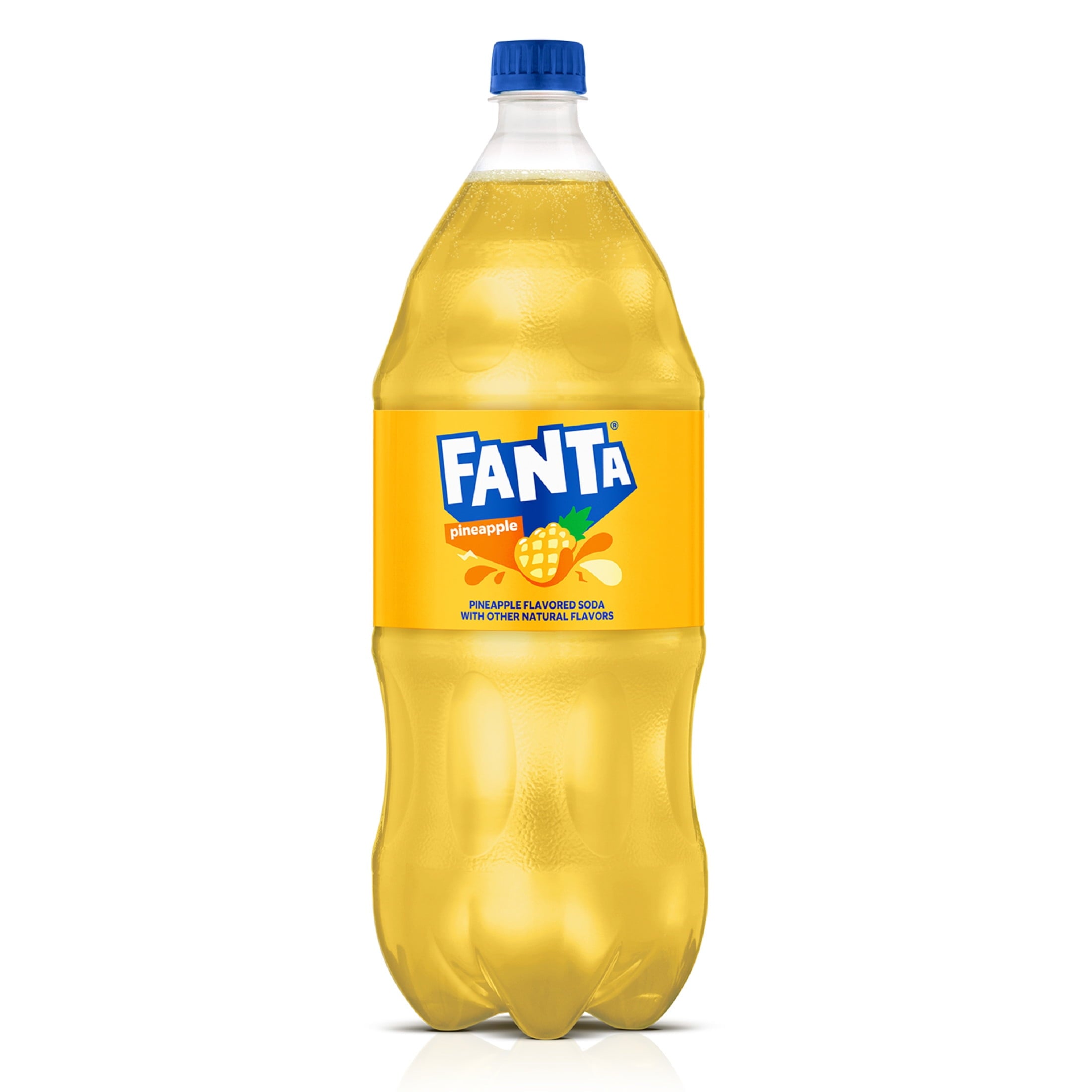 Fanta Pineapple Soda Pop Bottle 2 L