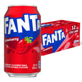 Fanta Strawberry Soda Pop Fridge Pack Cans 12 Fl Oz 12 Pack