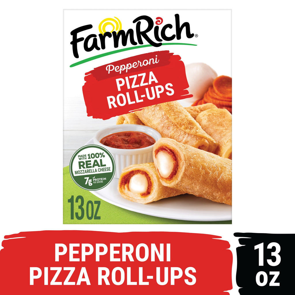 Farm Rich Pepperoni Pizza Roll-Ups Frozen 13 Oz