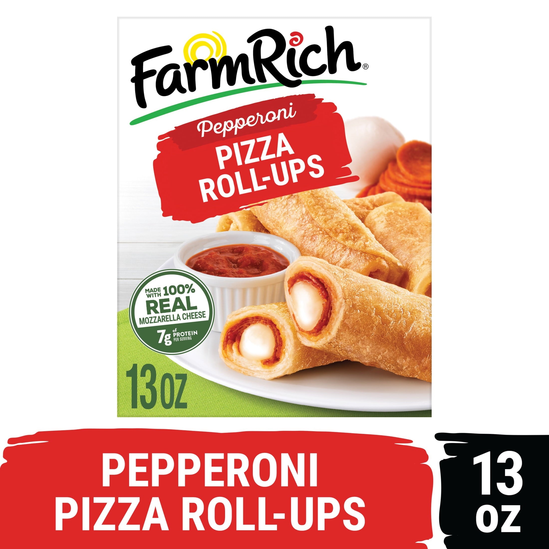 Farm Rich Pepperoni Pizza Roll-Ups Frozen 13 Oz