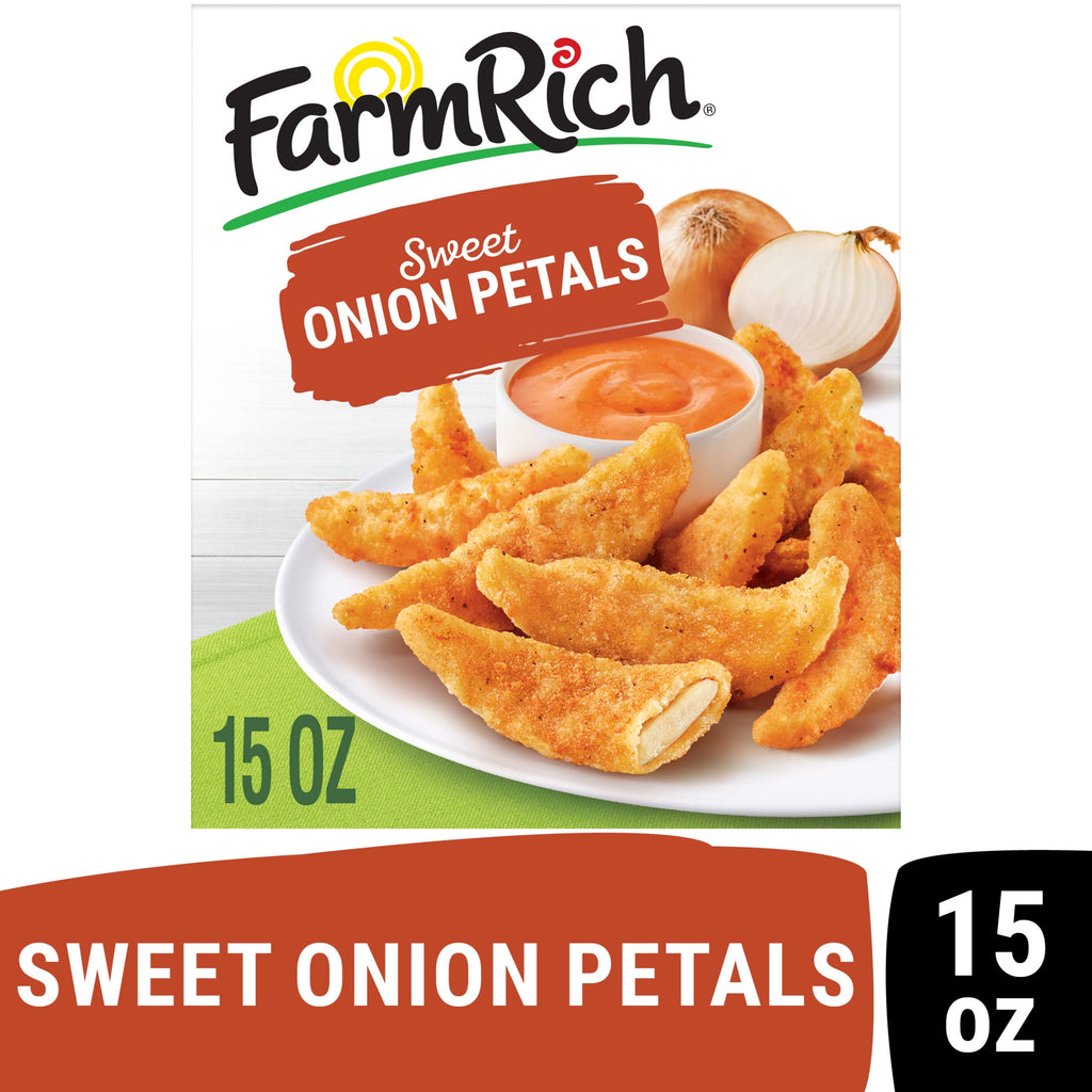 Farm Rich Sweet Onion Petals With Aussie Dipping Sauce Frozen 15 Oz